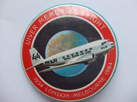 Uiver herdenkingsvlucht Londen-Melbourne button
